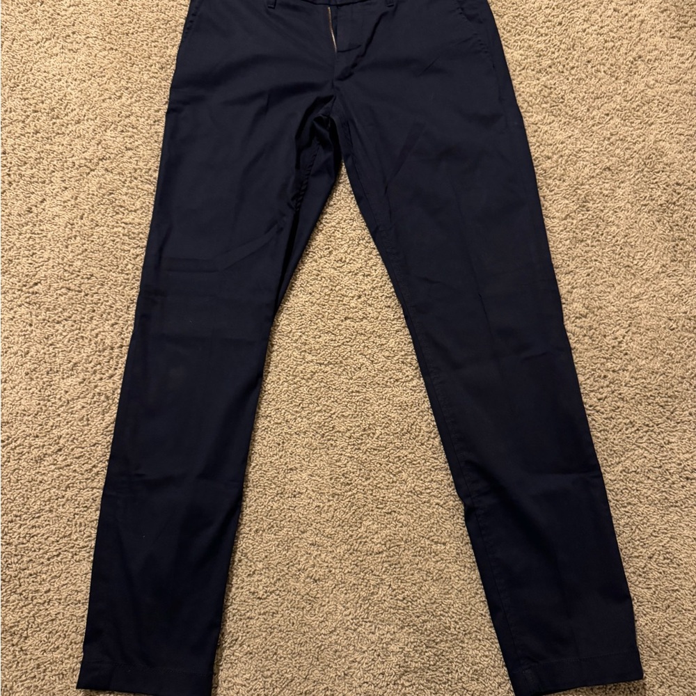 Nordstrom Midnight Blue Slim Fit Trousers